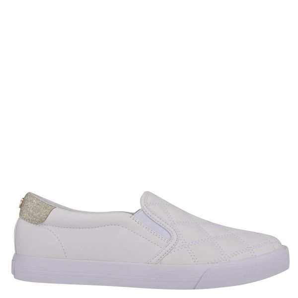 Nine West Lala Slip On White Sneakers | South Africa 92H00-0T41